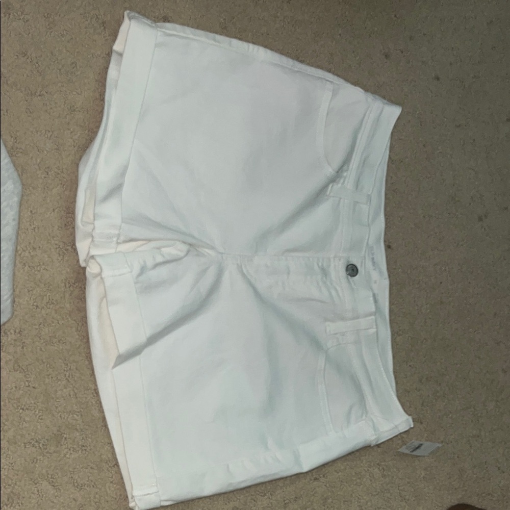 Old Navy Women's High Waist White Shorts